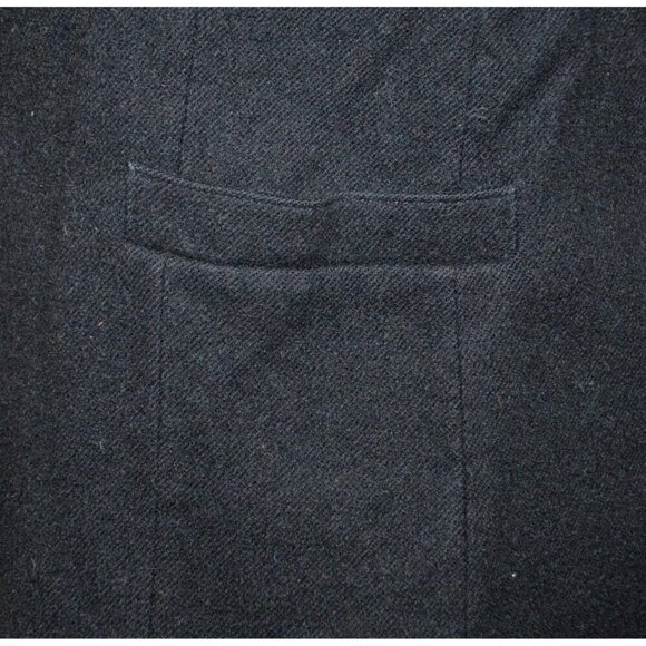 Vintage Forecaster Ladies 9/10 Black Pure Wool Blazer Jacket Career Academia - Picture 4 of 10